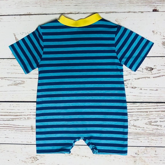 NEW Baby Boy Tractor Shorts Romper - Picture 4 of 4